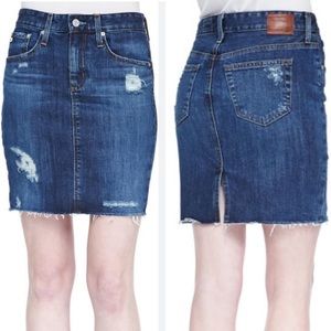 AG Erin Denim Pencil Skirt Sz 26
